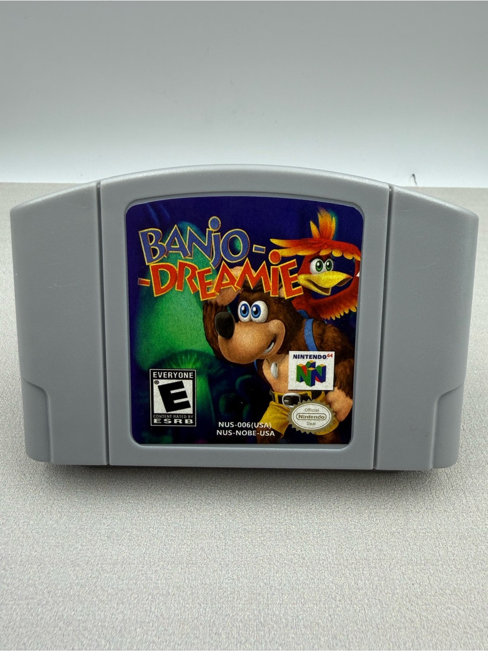Nintendo Gray Banjo-Dreamie N64 Game Cartridge